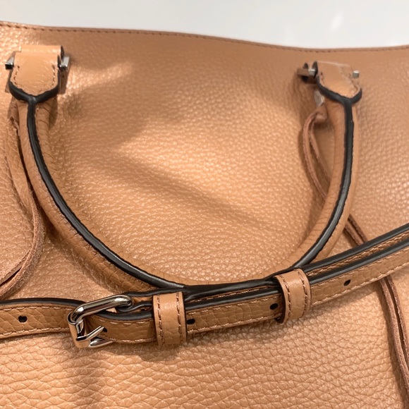 LAST | regan pebbled leather satchel tote | - Picture 5 of 15